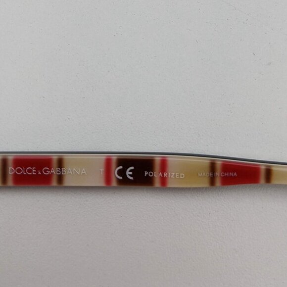 🕶️Frame only! Dolce&Gabbana DG4181P 2718/T5 Sunglasses 56/19 140 /YHI617🕶️ - Picture 3 of 6
